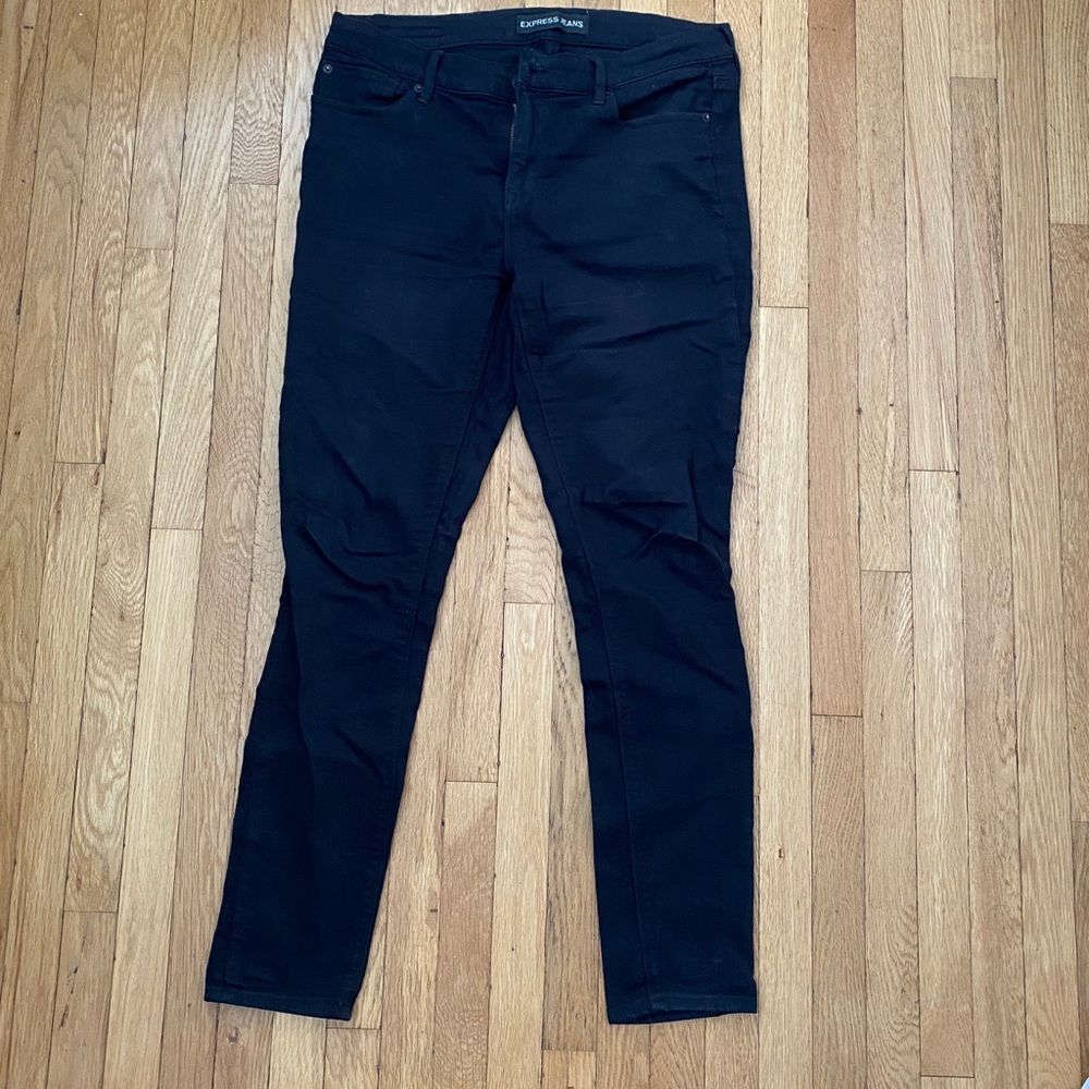 EXPRESS legging mid rise jeans